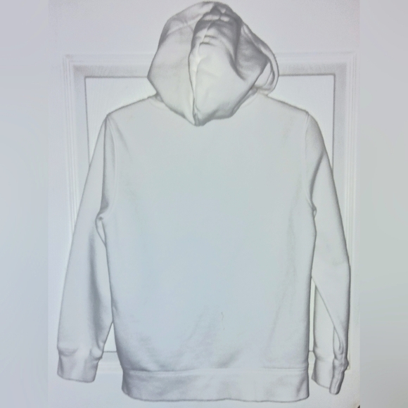 Amazon Essentials Girls All White Zip up Hooded Size 10 EUC - Picture 3 of 5